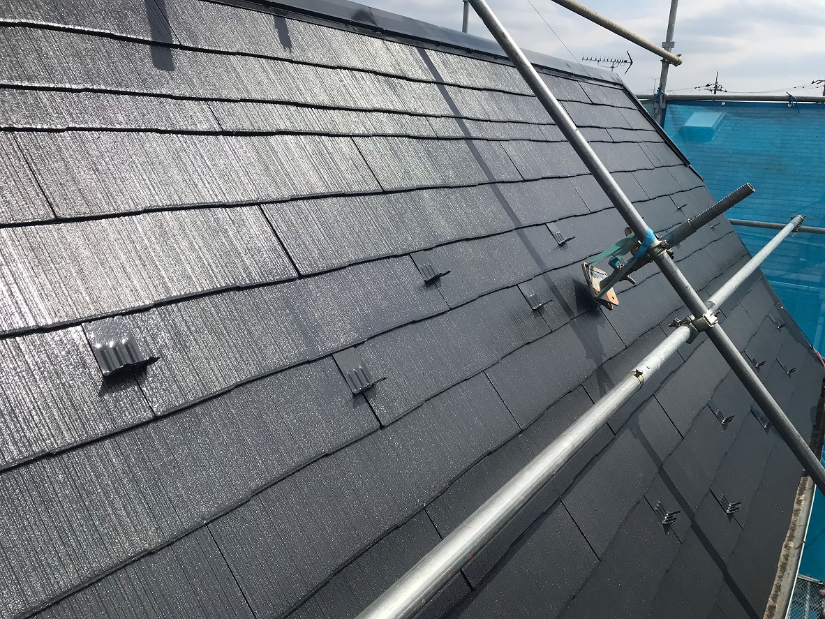 9月3日　埼玉県入間市S様　屋根,外壁塗装工事　着工します。