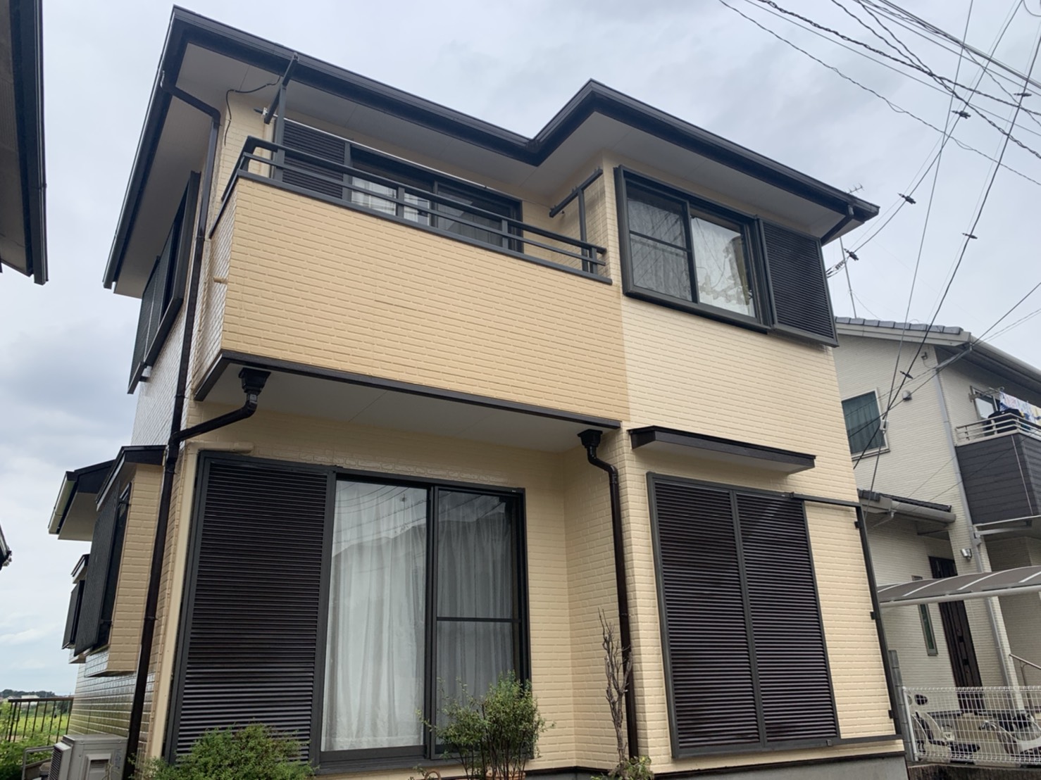 川越市S様邸　屋根、外壁塗装工事　15年耐久　ラジカル塗料で塗装しました。