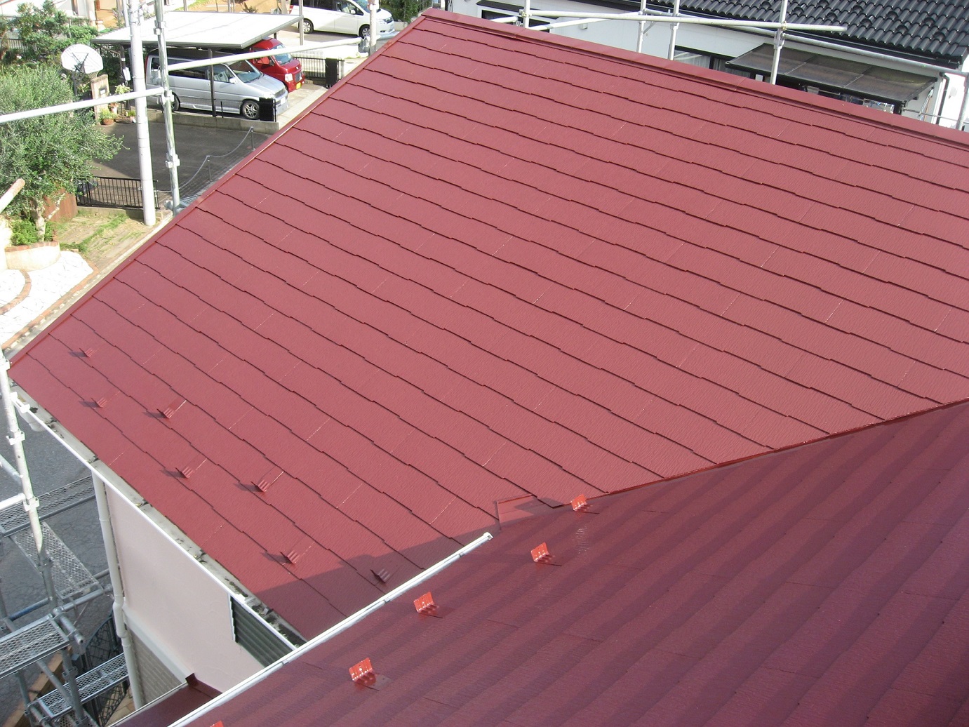 川越市H様邸　コロニアル屋根塗装工事