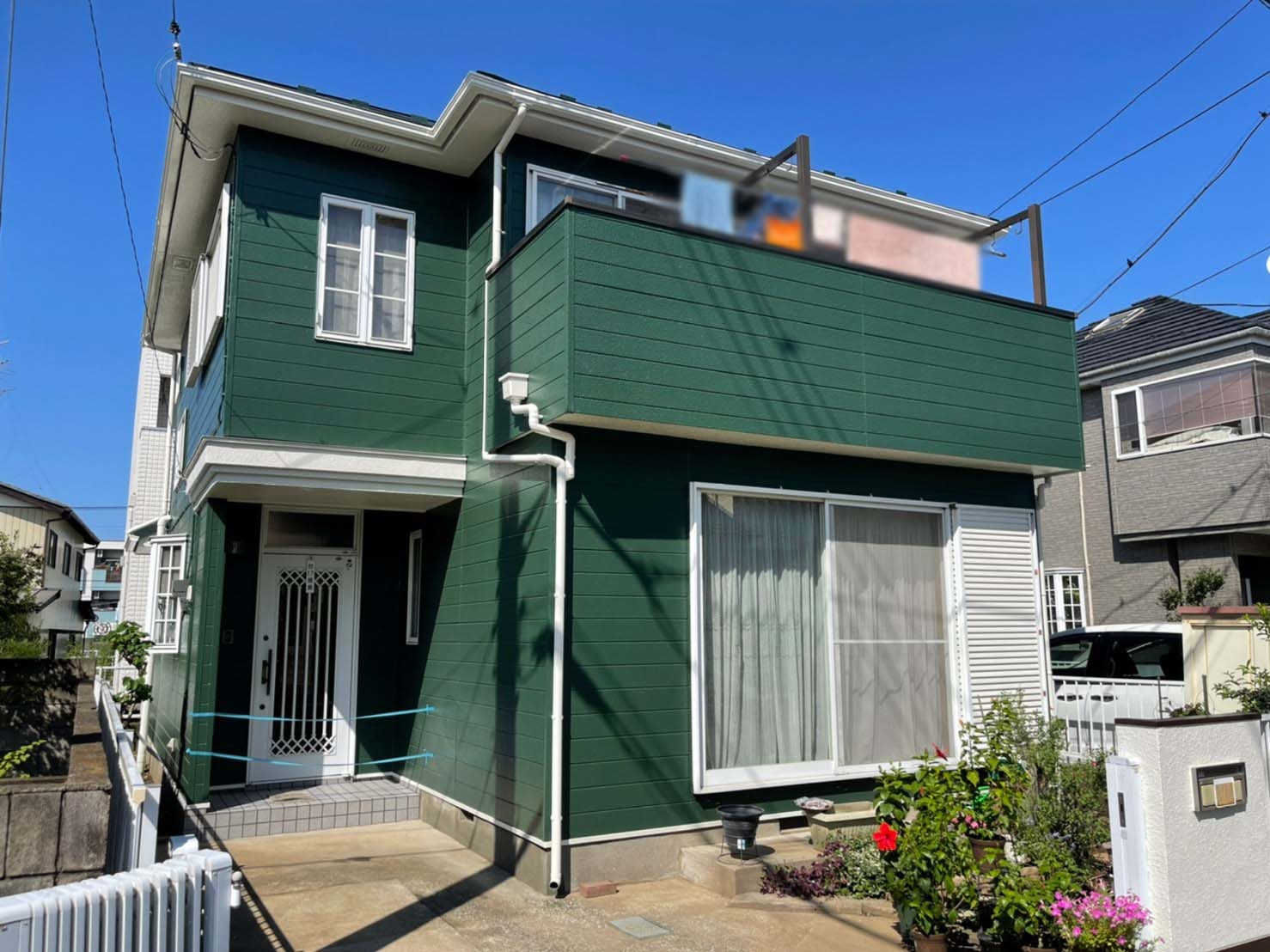 埼玉県川越市S様邸　外壁塗装工事　15年耐久　ラジカル塗料で塗装しました。