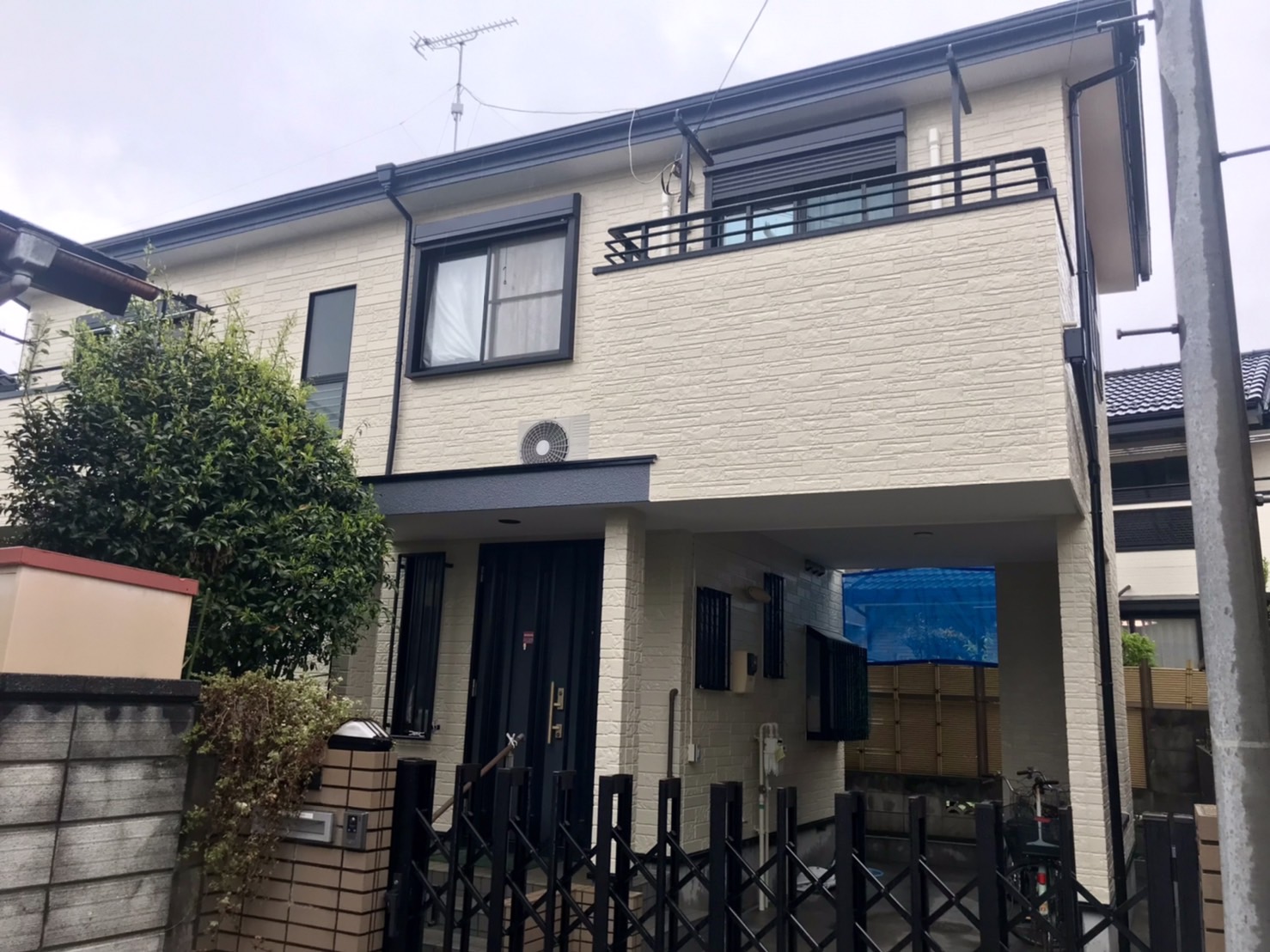 埼玉県所沢市S様邸　屋根・外壁塗装工事（タスペーサー取付含む）15年耐久　ラジカル塗料で塗装しました。