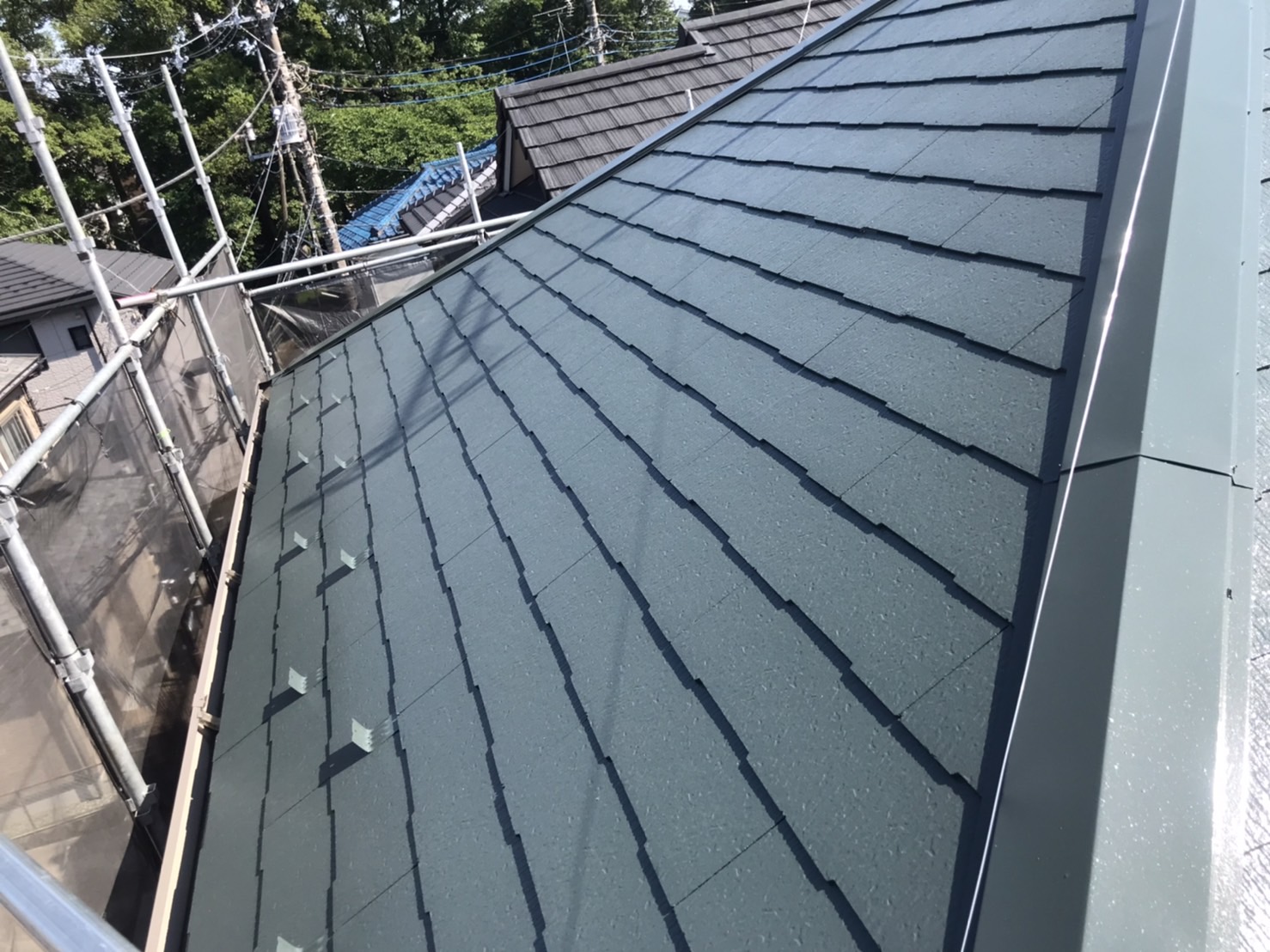 埼玉県川越市S様邸　屋根・外壁クリアー塗装工事