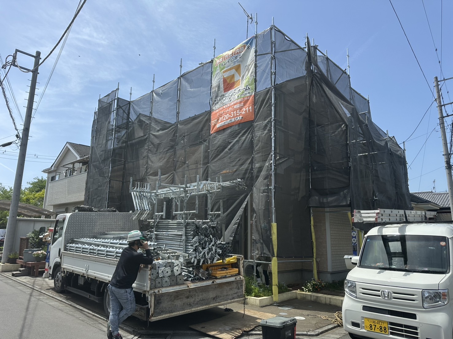 埼玉県川越市I様邸　屋根,外壁塗装工事