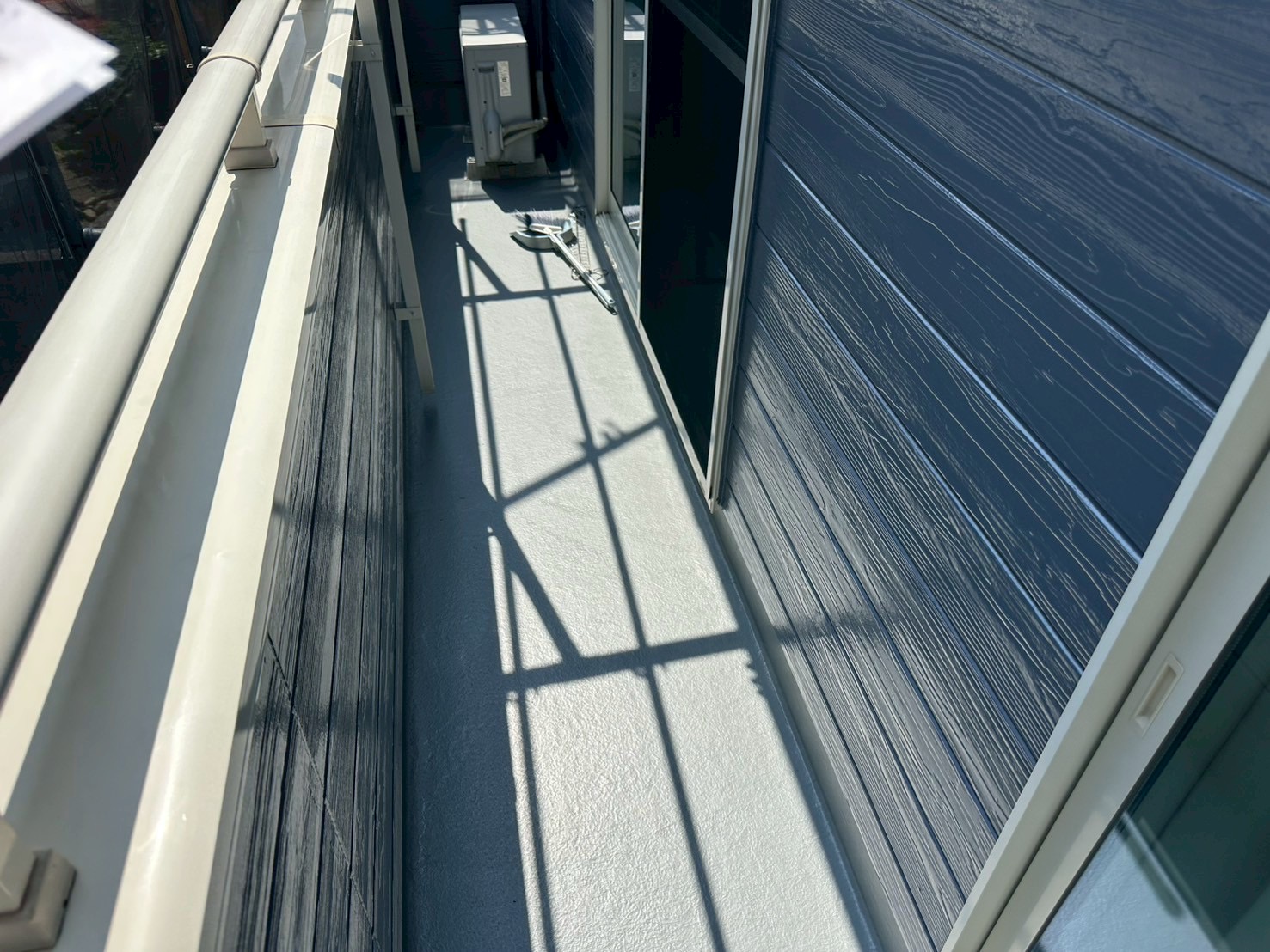 埼玉県川越市T様邸　ベランダ床トップコート工事